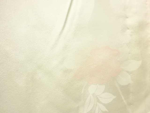  草花模様単衣長襦袢